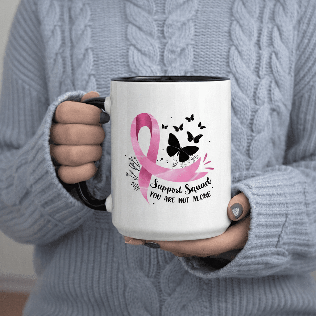 Tailorly Black Accent 11 oz Mug - You Are Butterflies