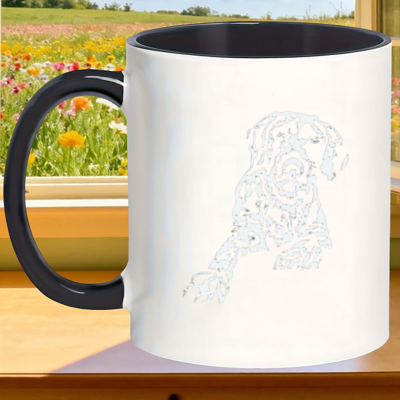 Tailorly Black Accent 11 oz Mug - mugs for suitable for hot and cold beverages meeting snacks morning smoothies and tea at the