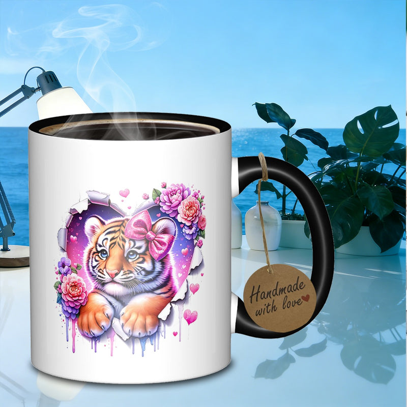 Tailorly Black Accent 11 oz Mug - adorable image