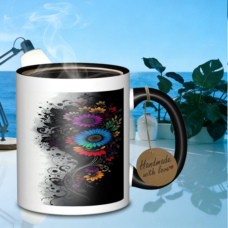 Tailorly Black Accent 11 oz Mug - arrangementbusinessprofessionals mug with porcelain insulated design_5a6556668d07491ea4e6a711a7db03d0