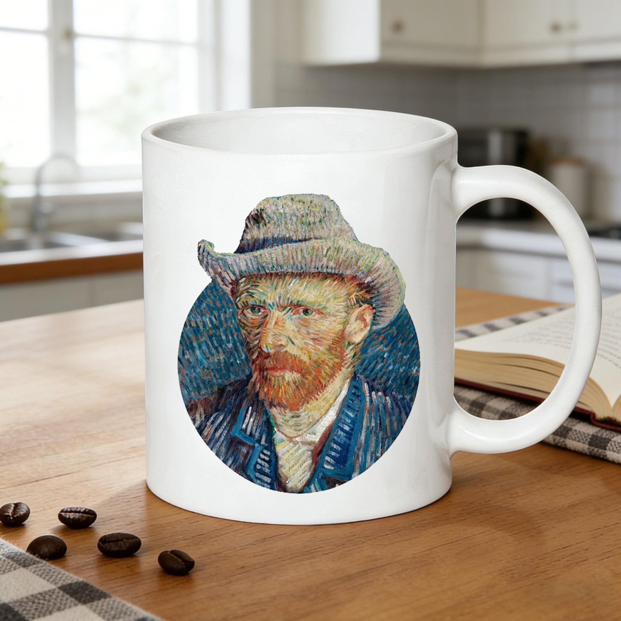 Tailorly White Ceramic 11 oz Mug - self portrait