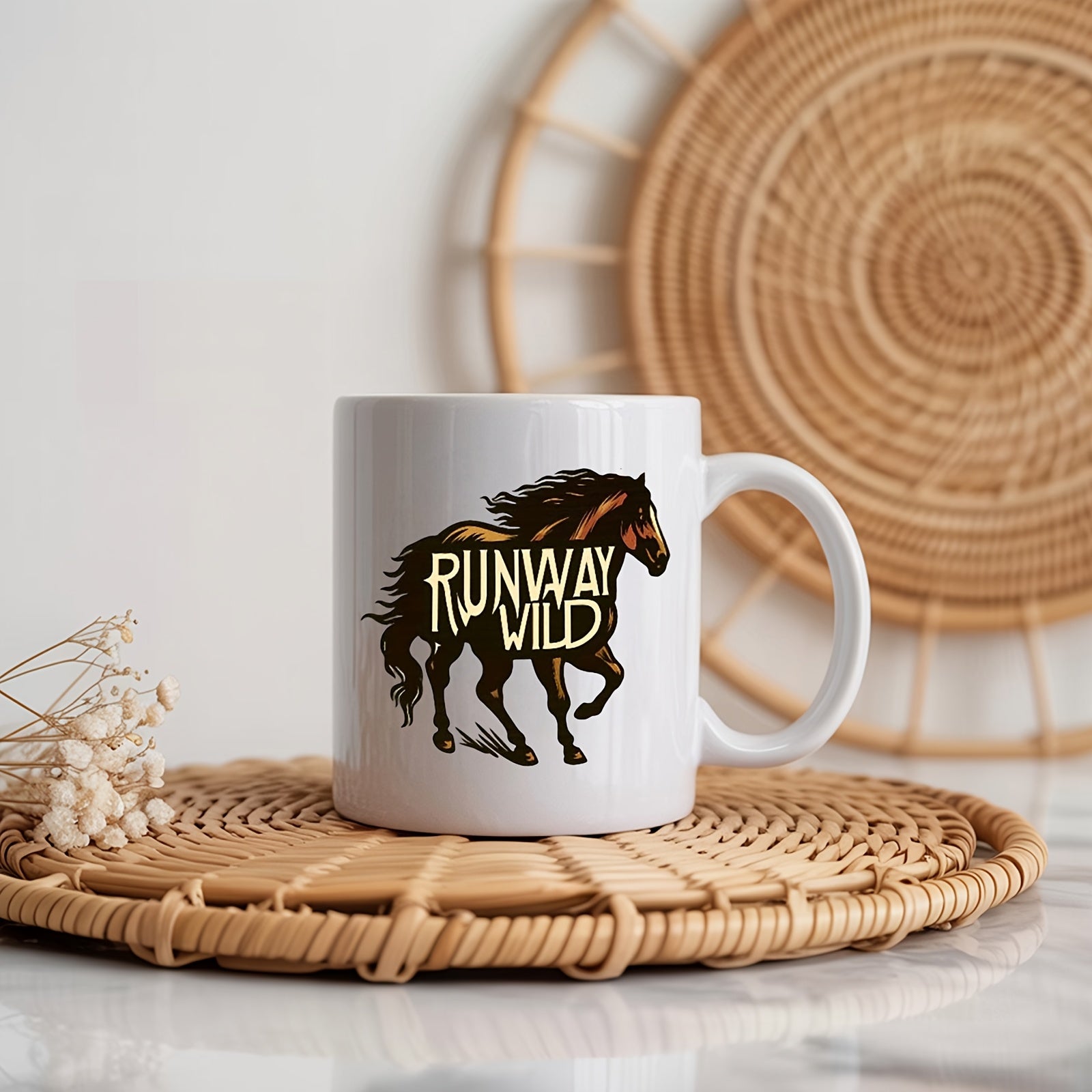 Tailorly White Ceramic 11 oz Mug - one ceramic cup suitable for daily use perfect as a christmas or birthday mug features that encourages you to