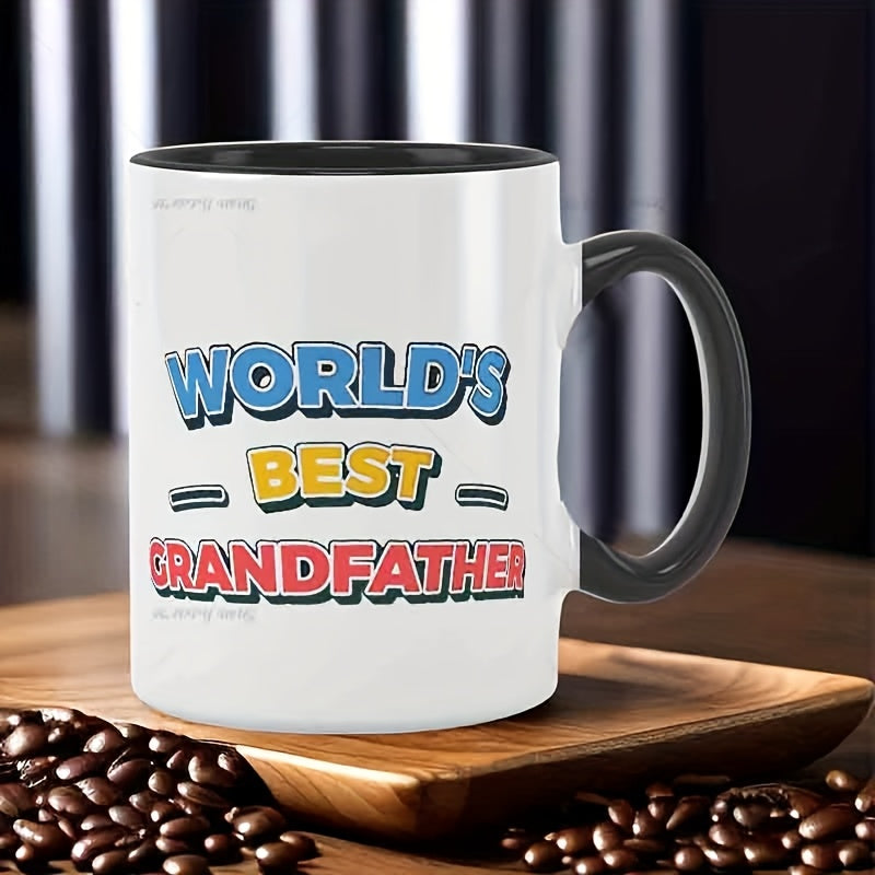 Tailorly Black Accent 11 oz Mug - vintage design that humorously declares best grand