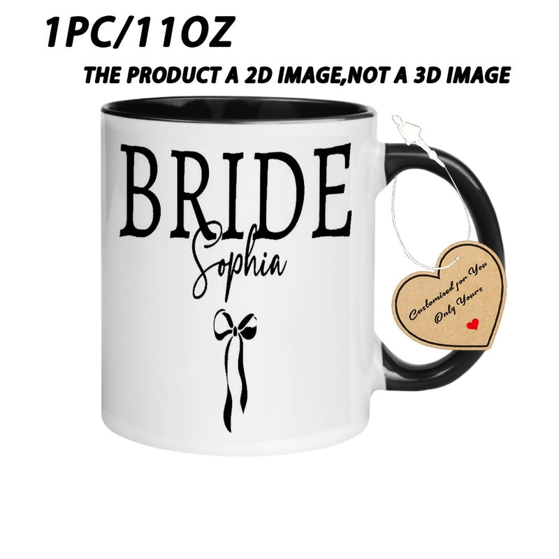 Tailorly Black Accent 11 oz Mug - 1pc Elegant Ceramic Coffee Mug with Lip Contact Suitable for Restaurants Office Use - Ideal Gift for Christmas