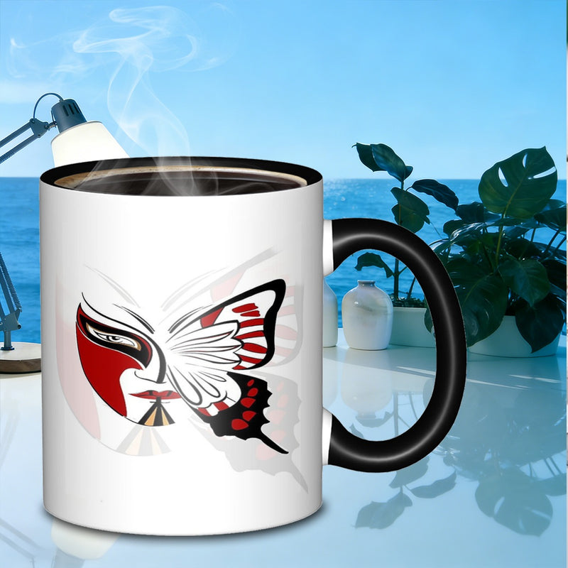 Tailorly Black Accent 11 oz Mug - tumbler with a and elegant morning ideal for everyday use outdoor picnics and as a gift for