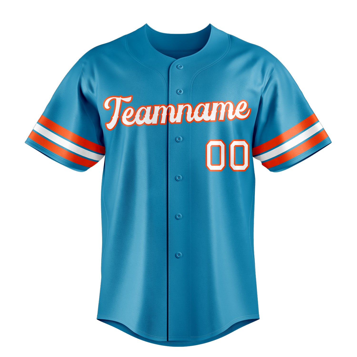 Custom Panther Blue & White Color Fan Baseball Jersey