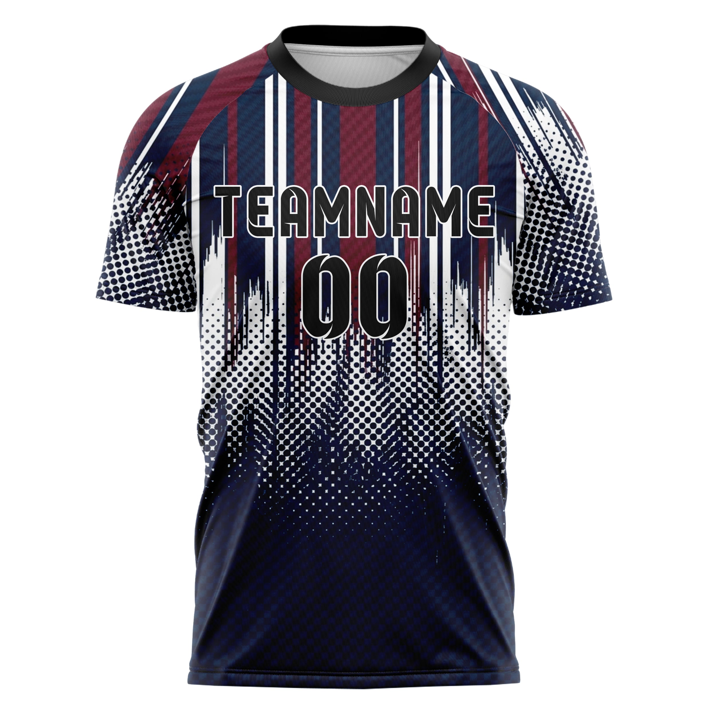 Navy White Maroon Grey Rowing Blazer Lines Custom Soccer Jersey
