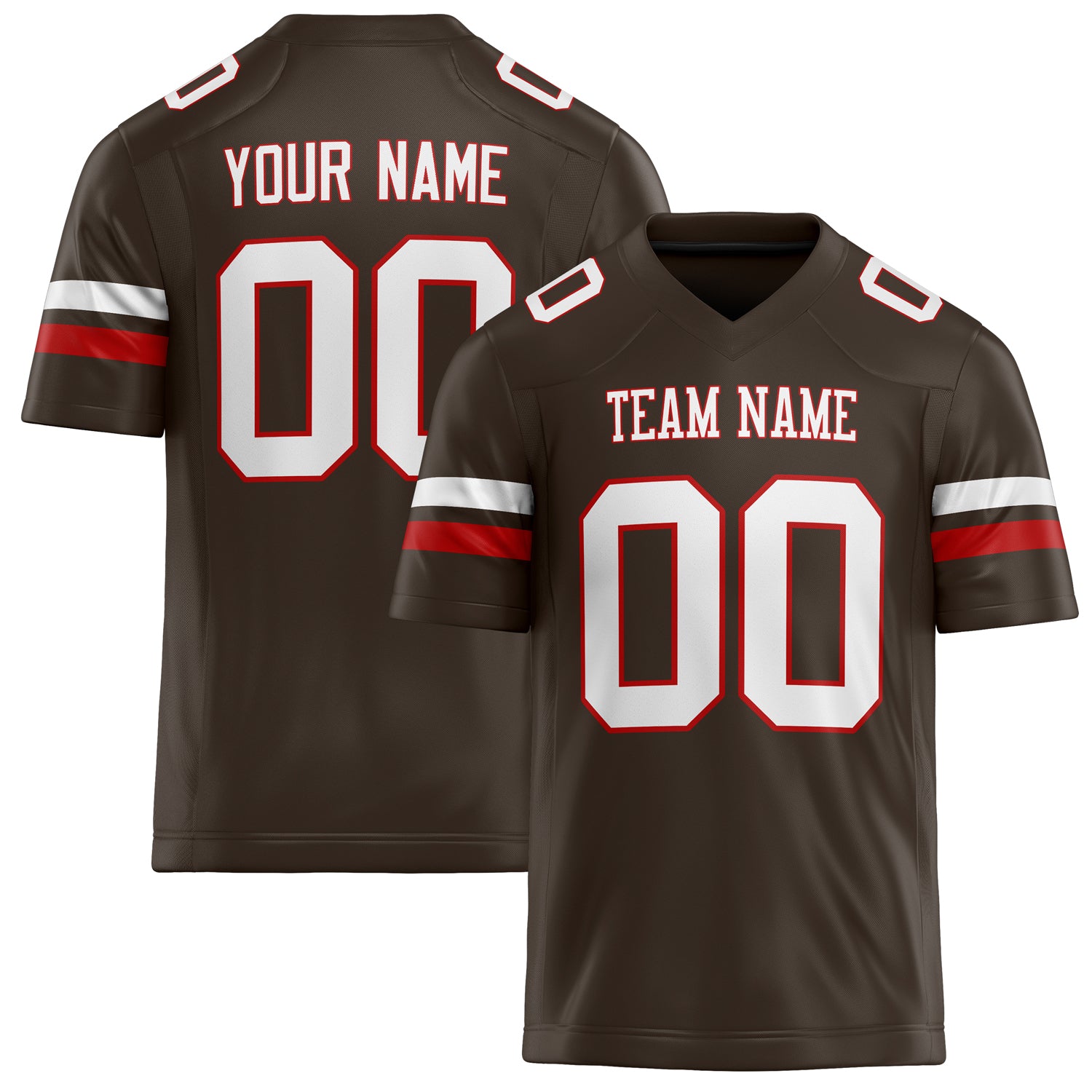 Custom  White Solid Colour Football Jersey FT02240730BR045