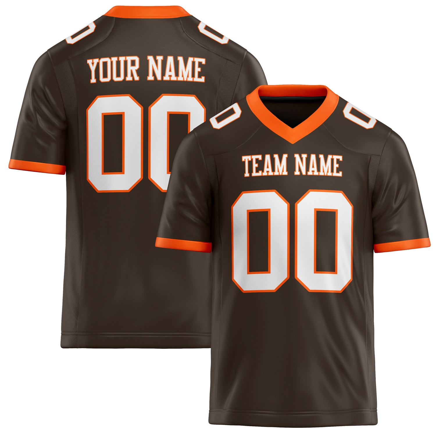 Custom  White Solid Colour Football Jersey FT02240730BR053