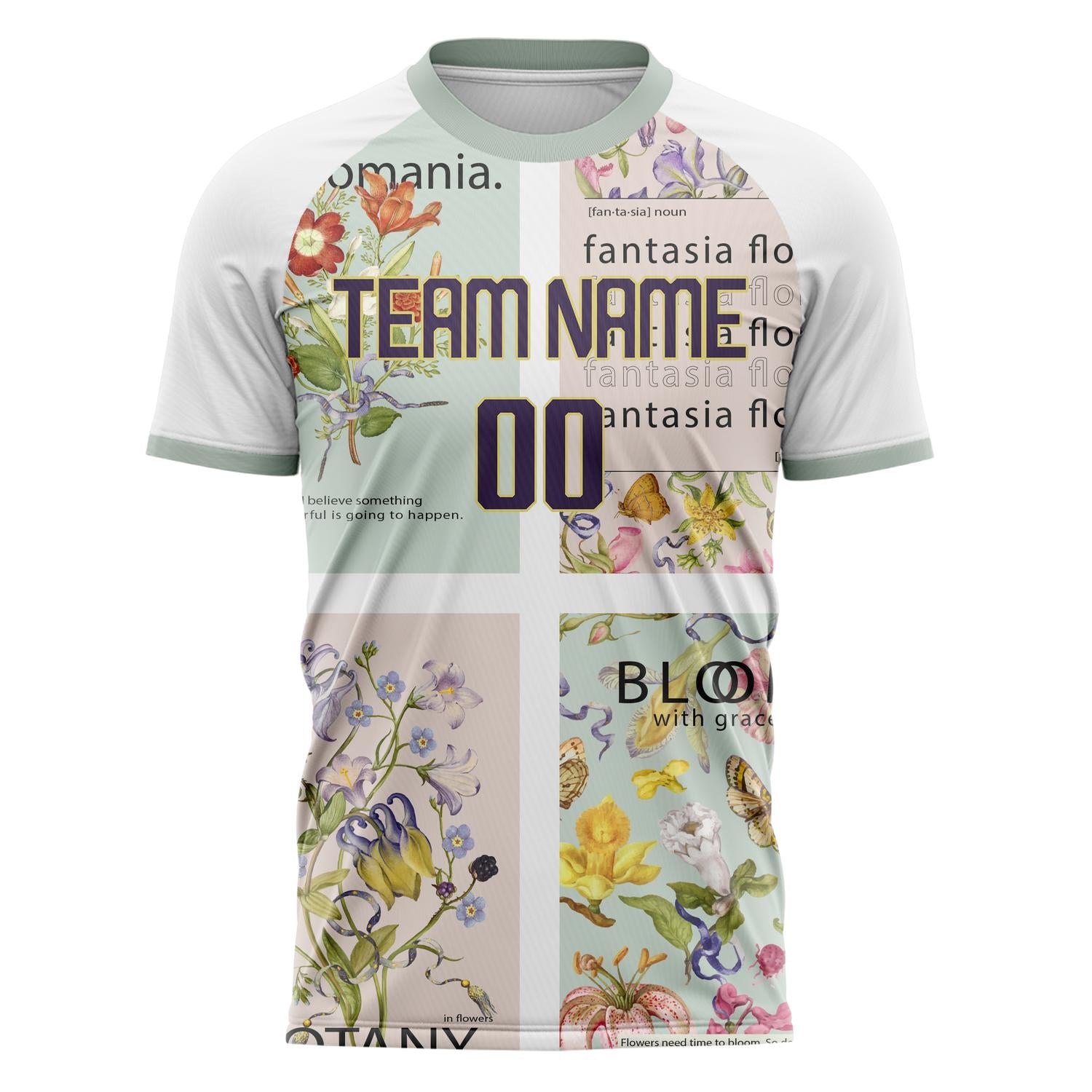 Custom White Black Pattern Soccer Jersey