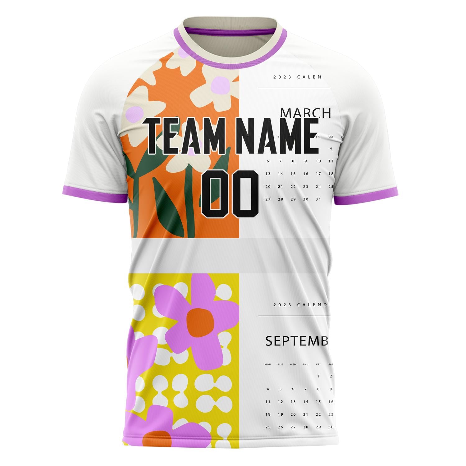 Custom White Pink Pattern Soccer Jersey