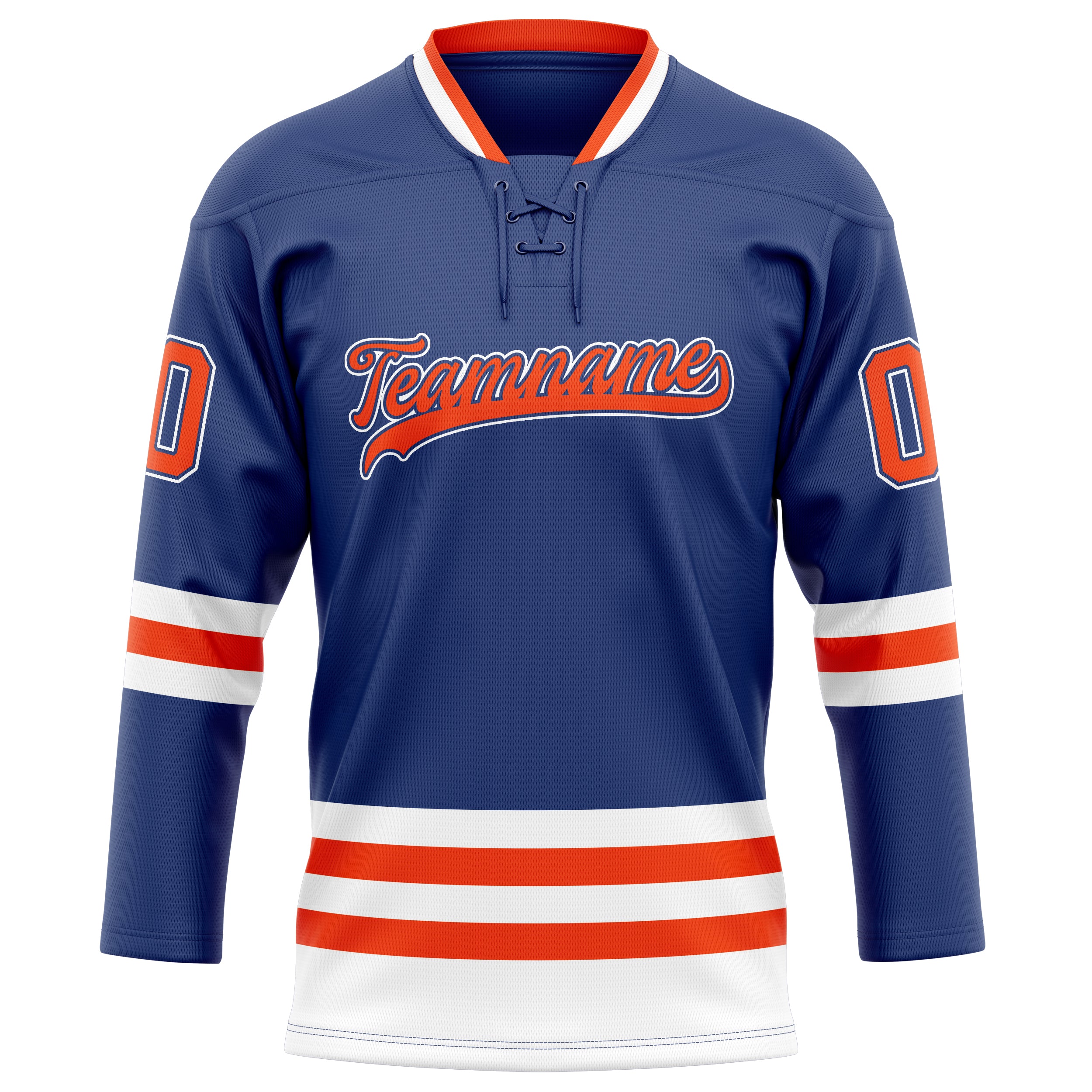 Custom Royal Red Solid Colour Hockey Jersey