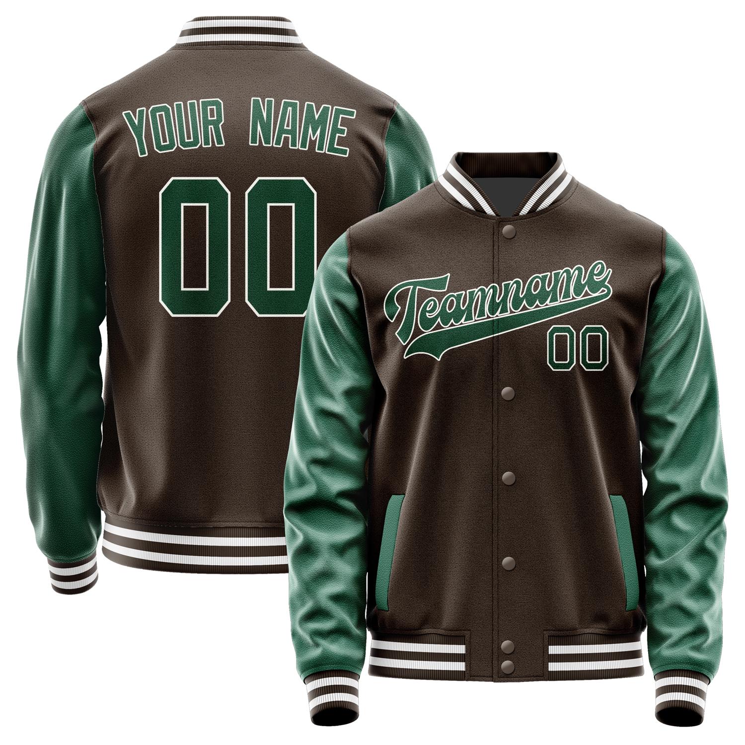 Custom Brown Green Jacket JA0101050118B31805