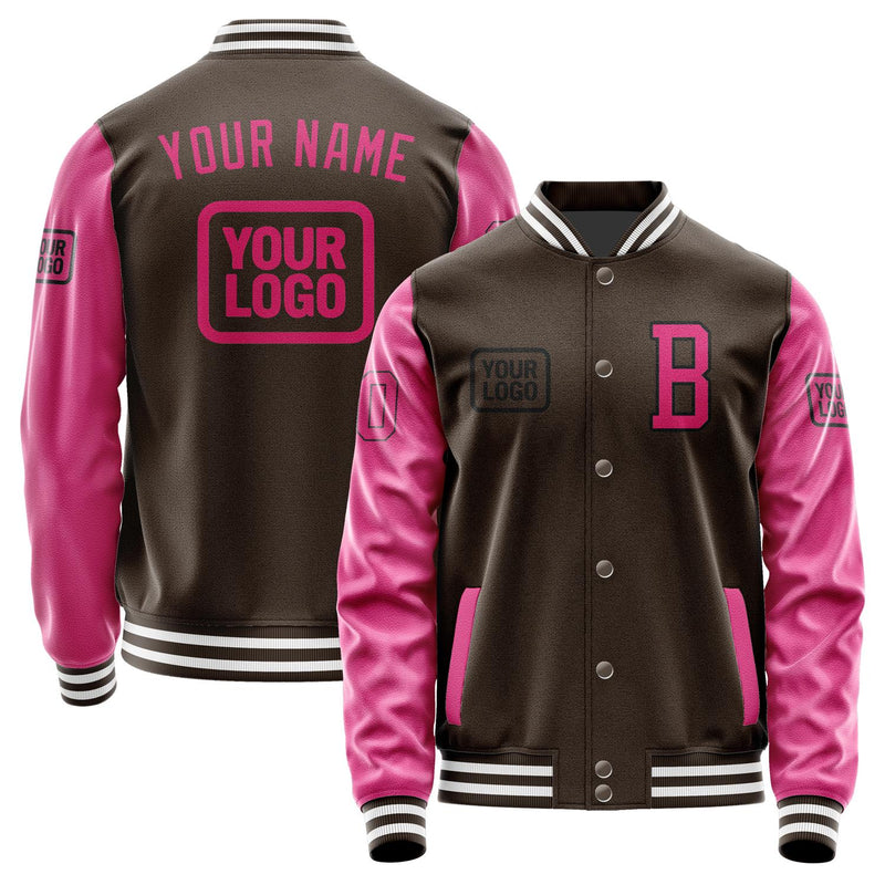 Custom Brown Pink Jacket JA010113011817131317