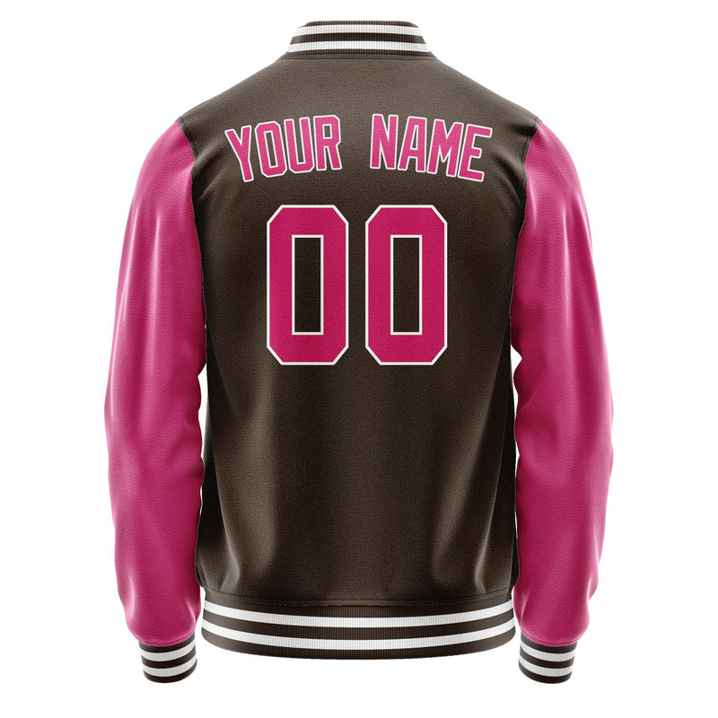 Custom Brown Pink Jacket JA0101130118B31813