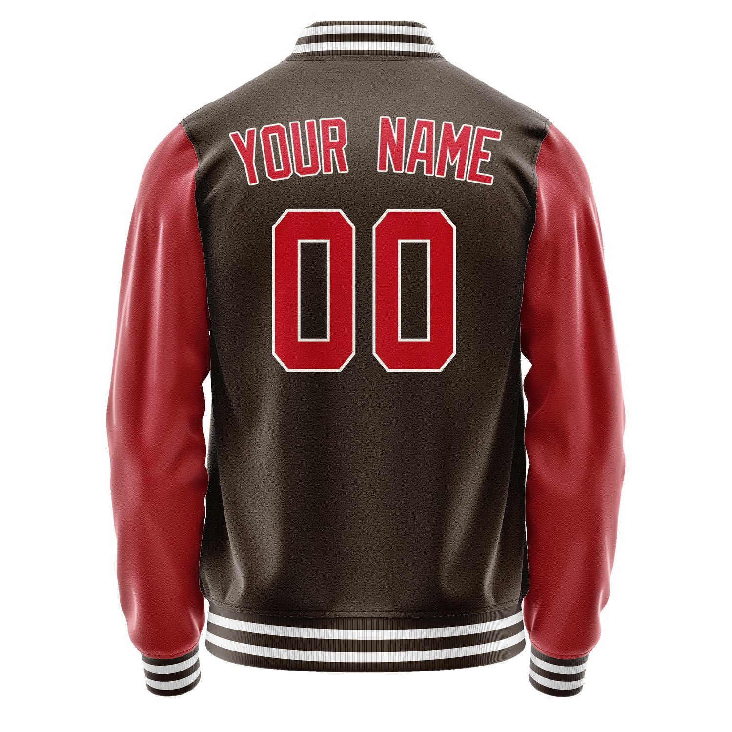 Custom Brown Red Jacket JA0101140118B31814