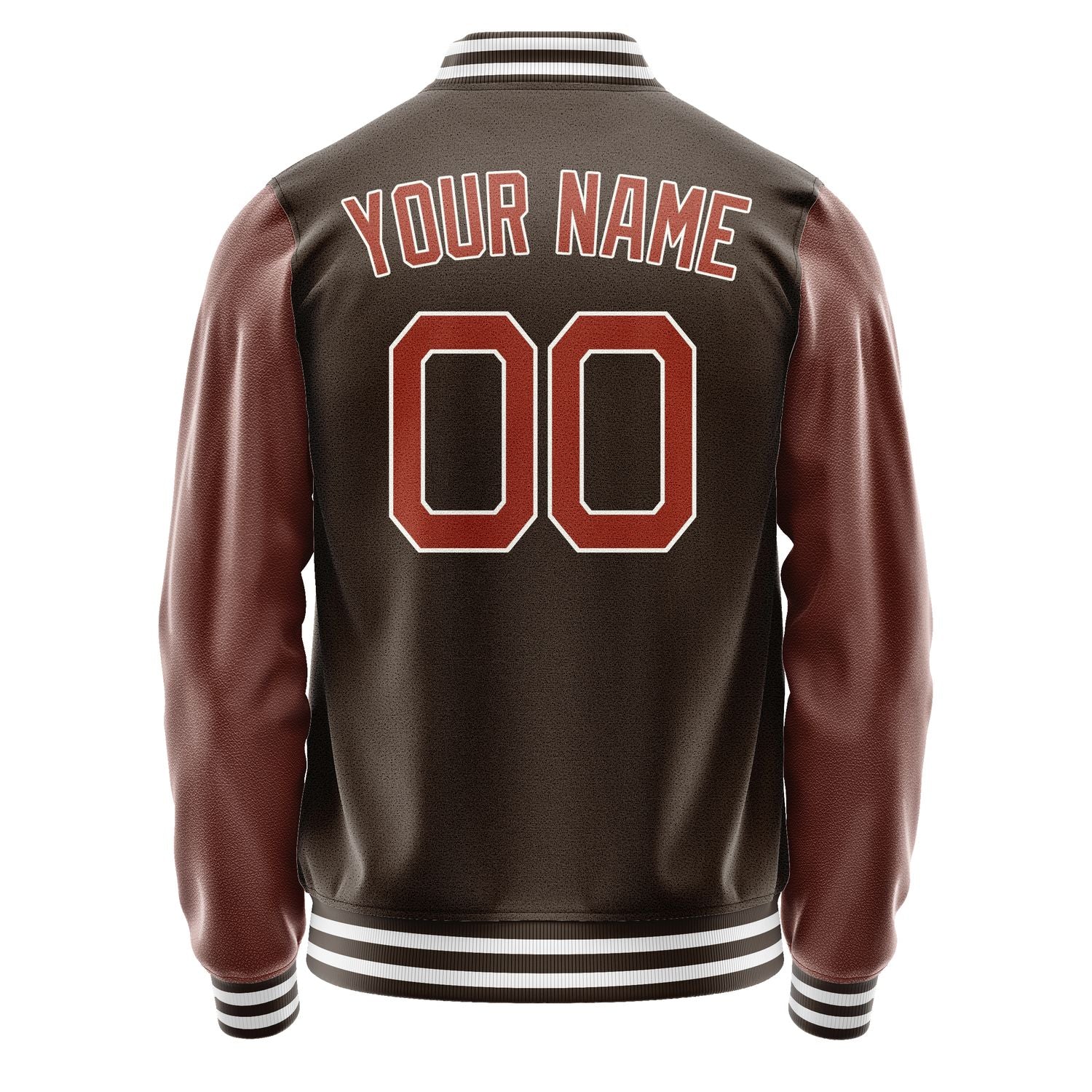 Custom Brown Coral Red Jacket JA0101160118B21816