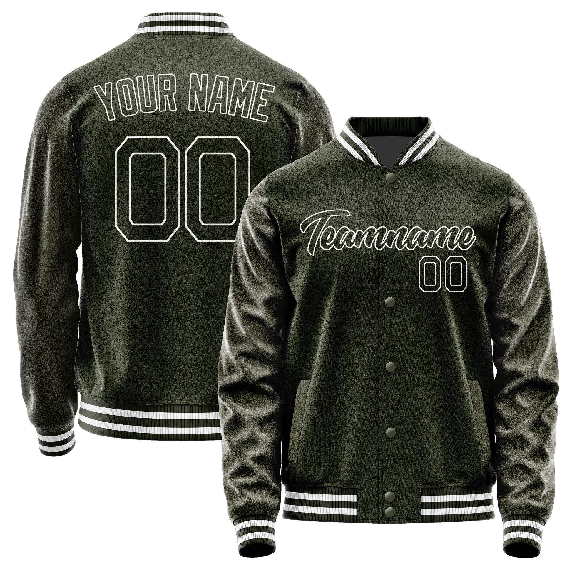 Custom Olive Olive Jacket JA0202020218B21802