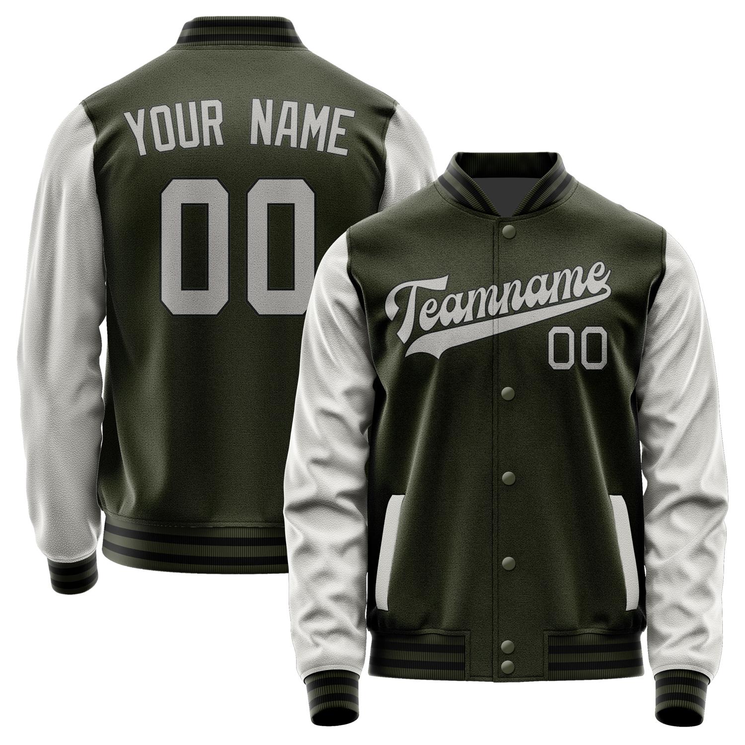 Custom Olive Gray Jacket JA0202040217B31704