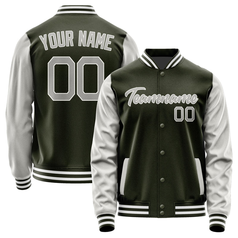 Custom Olive Gray Jacket JA0202040218B21804