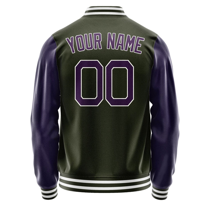 Custom Olive Dark Green Jacket JA0202060218B21806