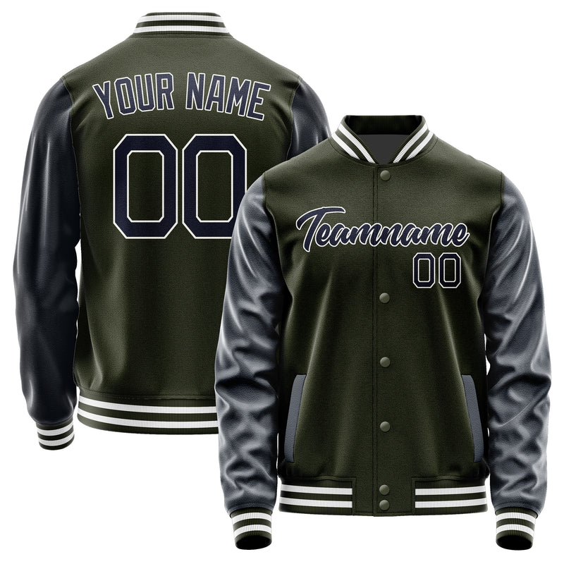 Custom Olive Navy Jacket JA0202110218B21811