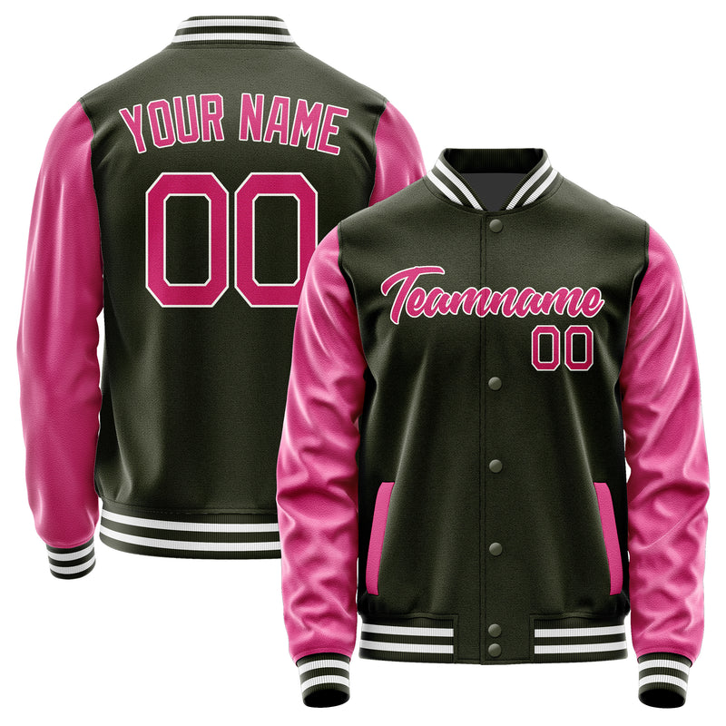 Custom Olive Pink Jacket JA0202130218B21813