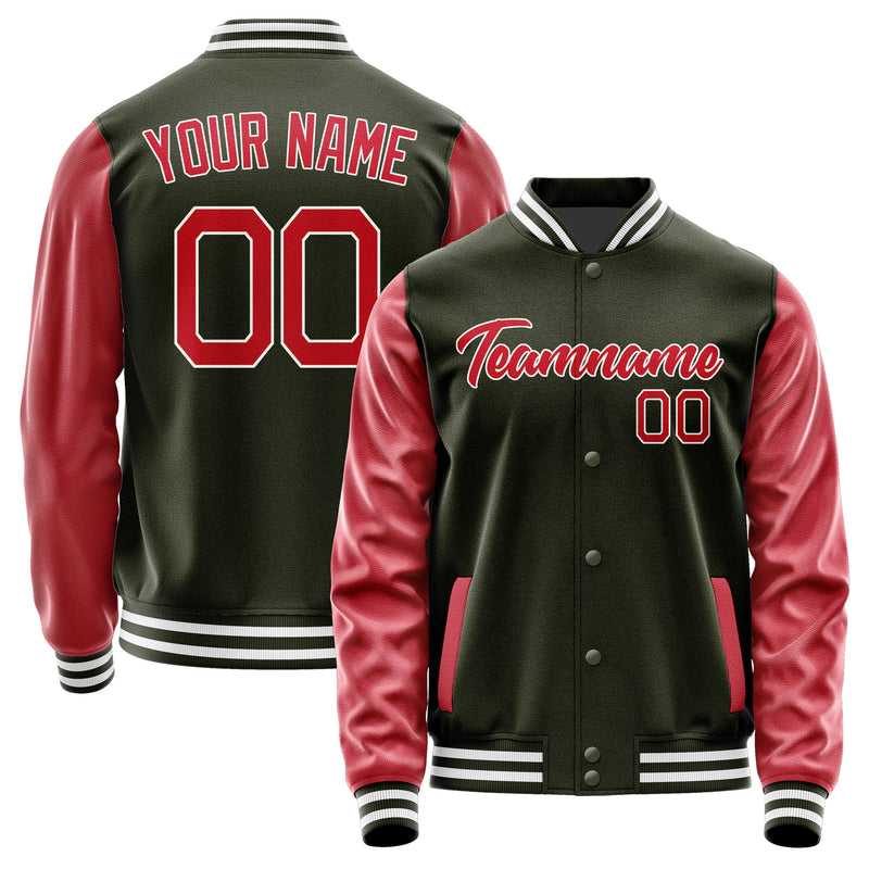 Custom Olive Red Jacket JA0202140218B21814