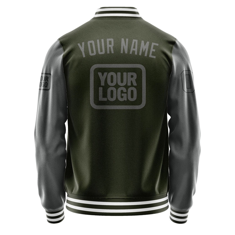 Custom Olive Dark Grey Jacket JA020220021817202017