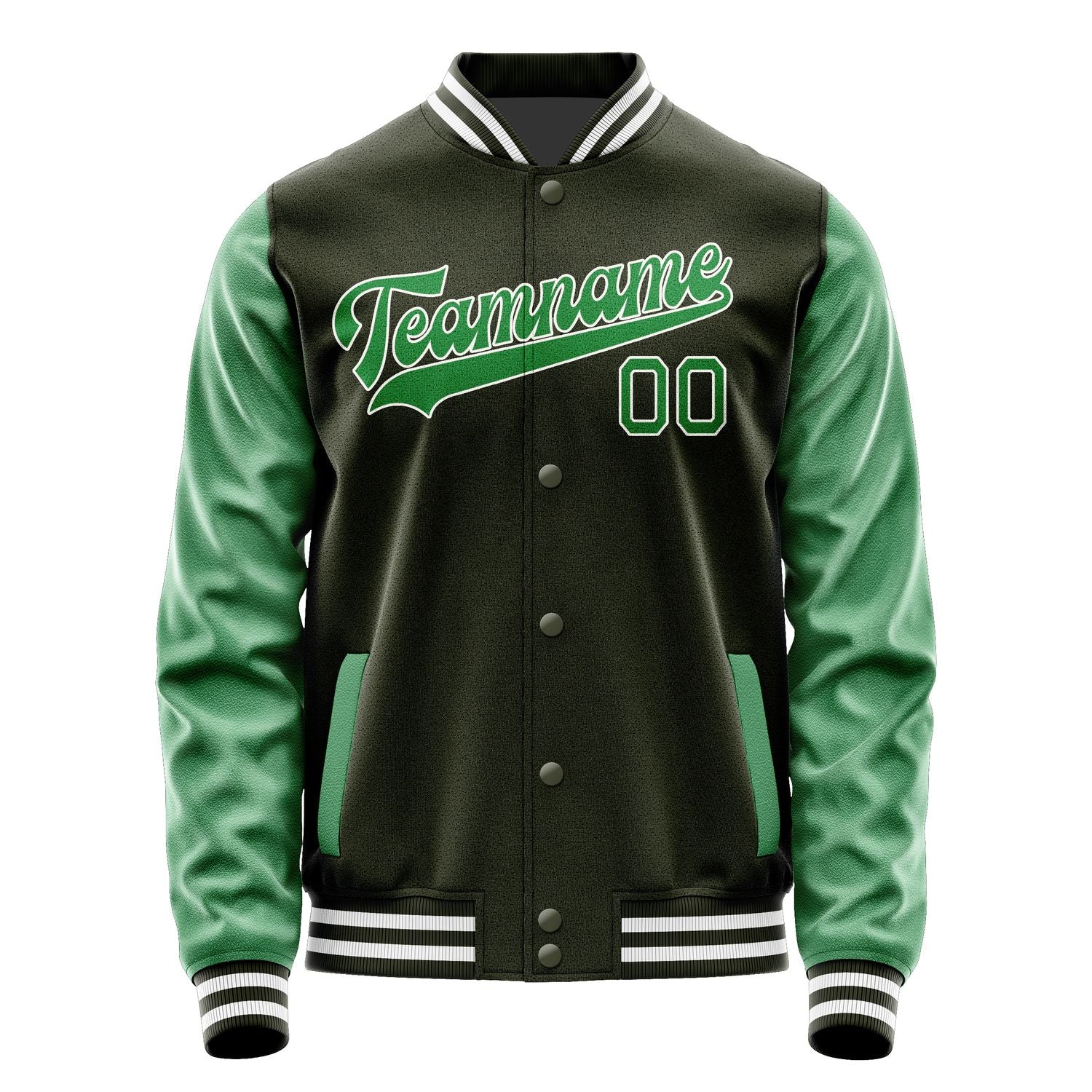 Custom Olive Emerald Green Jacket JA0202240218B31824