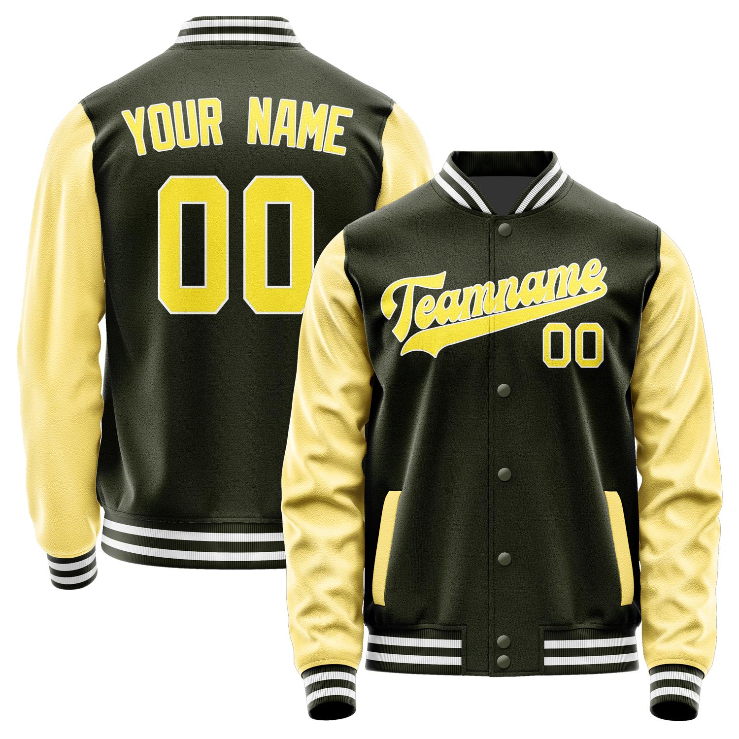 Custom Olive Light Yellow Jacket JA0202260218B31826