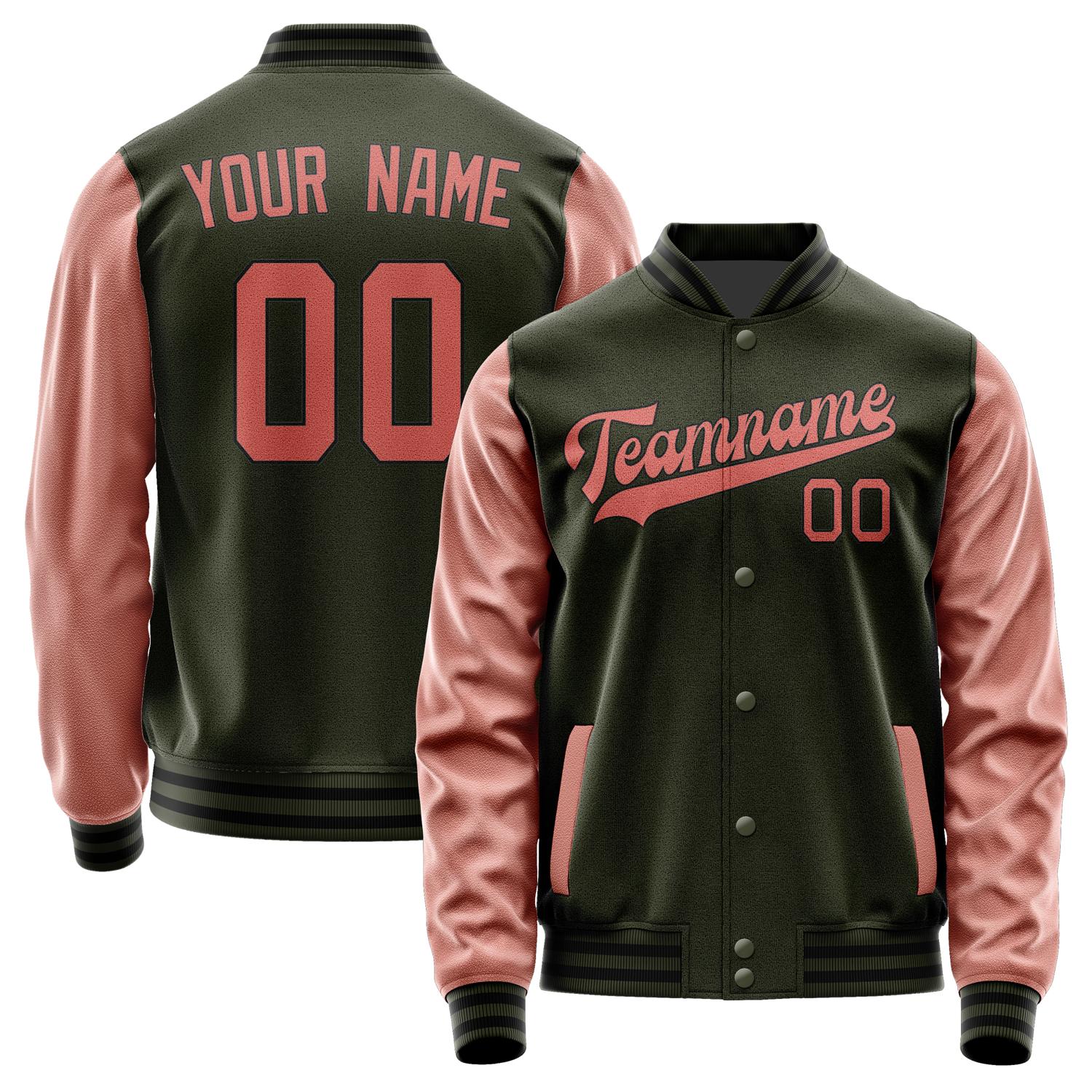 Custom Olive Copper Rose Jacket JA0202290217B31729