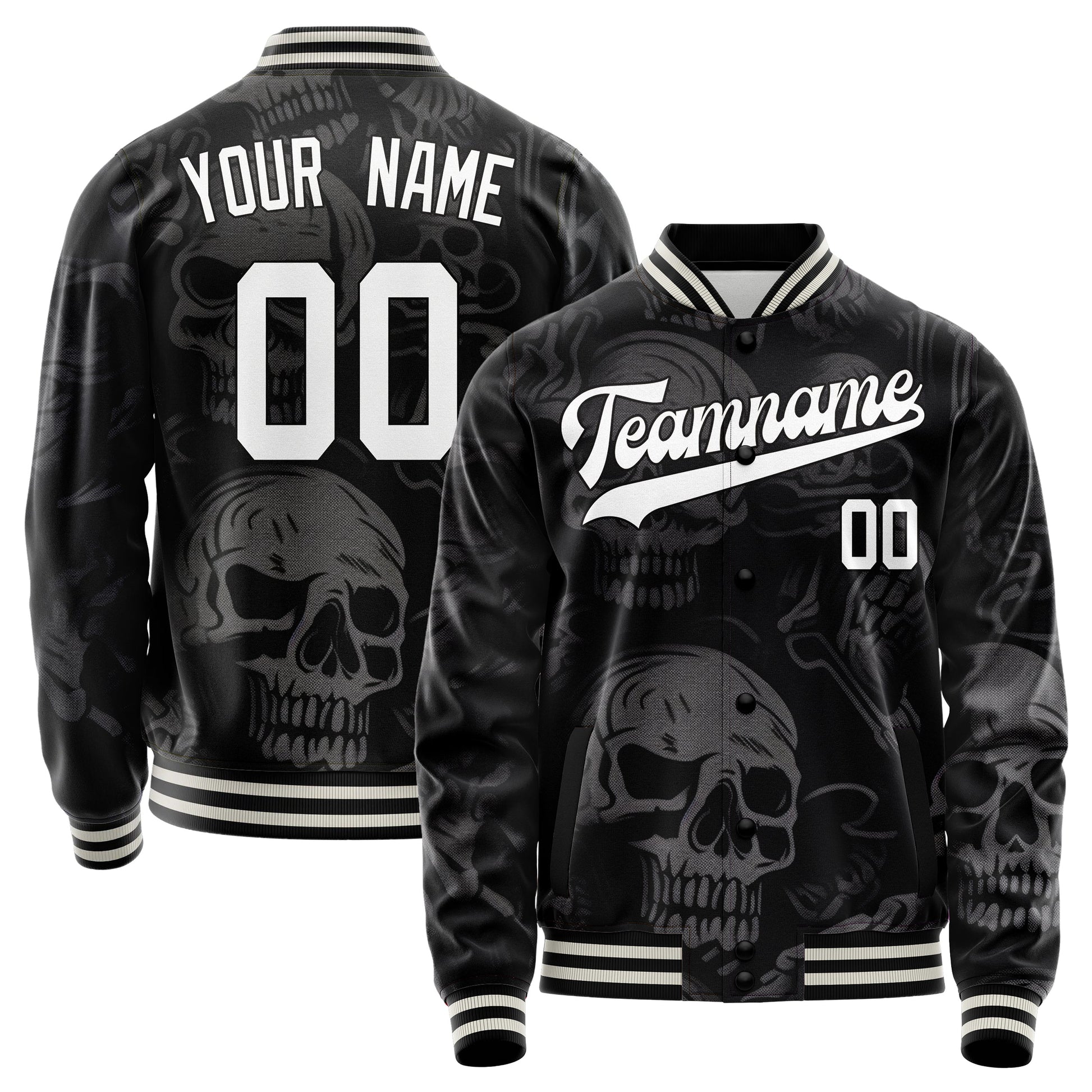 Custom Skull Jacket JA02240824PA011