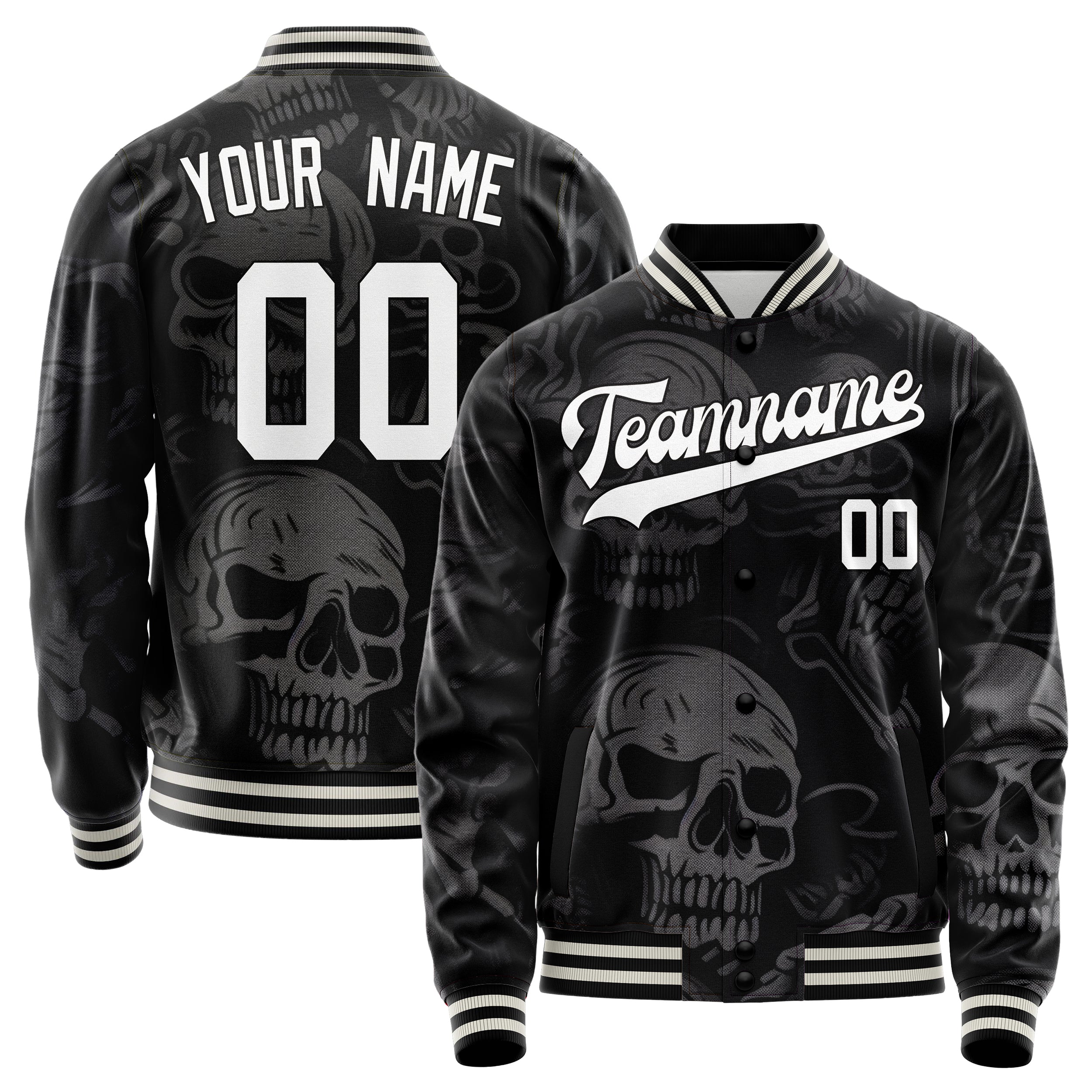 Custom Skull Jacket JA02240824PA011