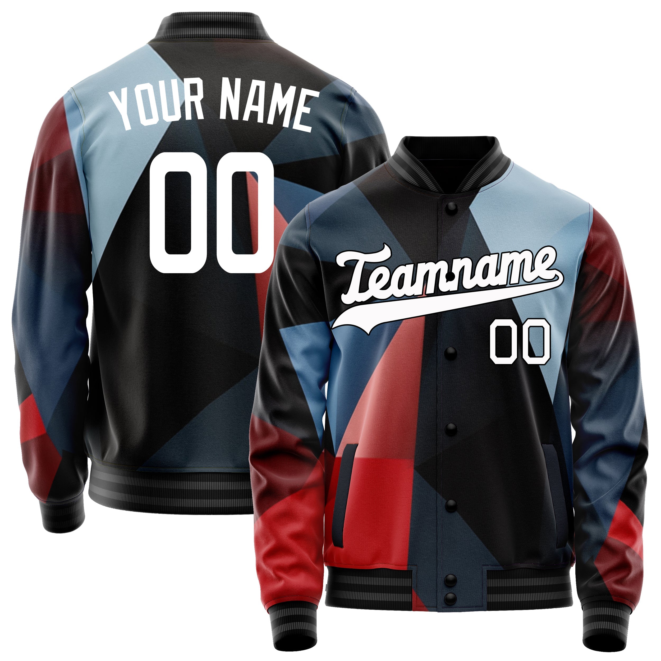 Custom Tricolor Dice Jacket JA02240824PA028