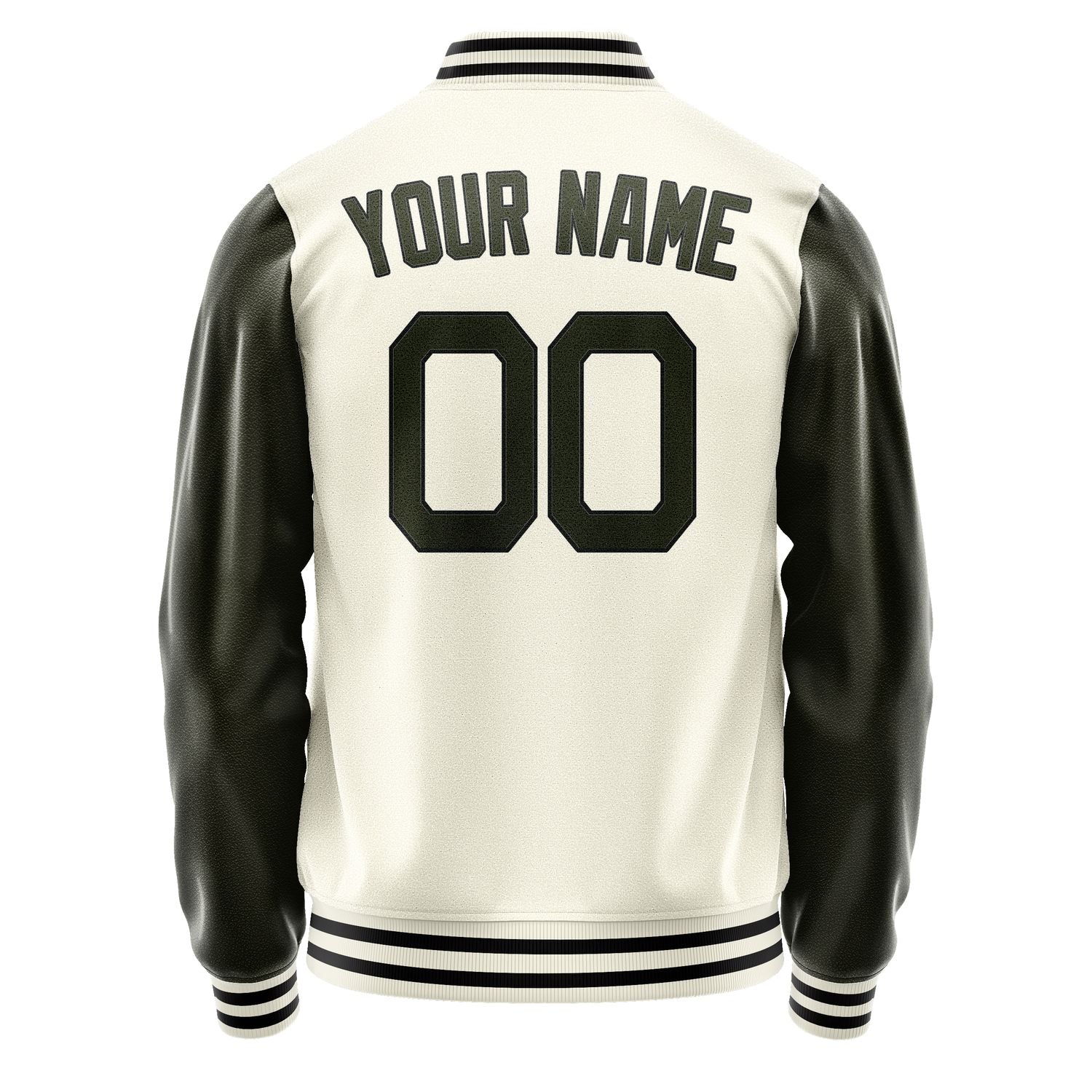 Custom Cream Olive Jacket JA0303020317B21702