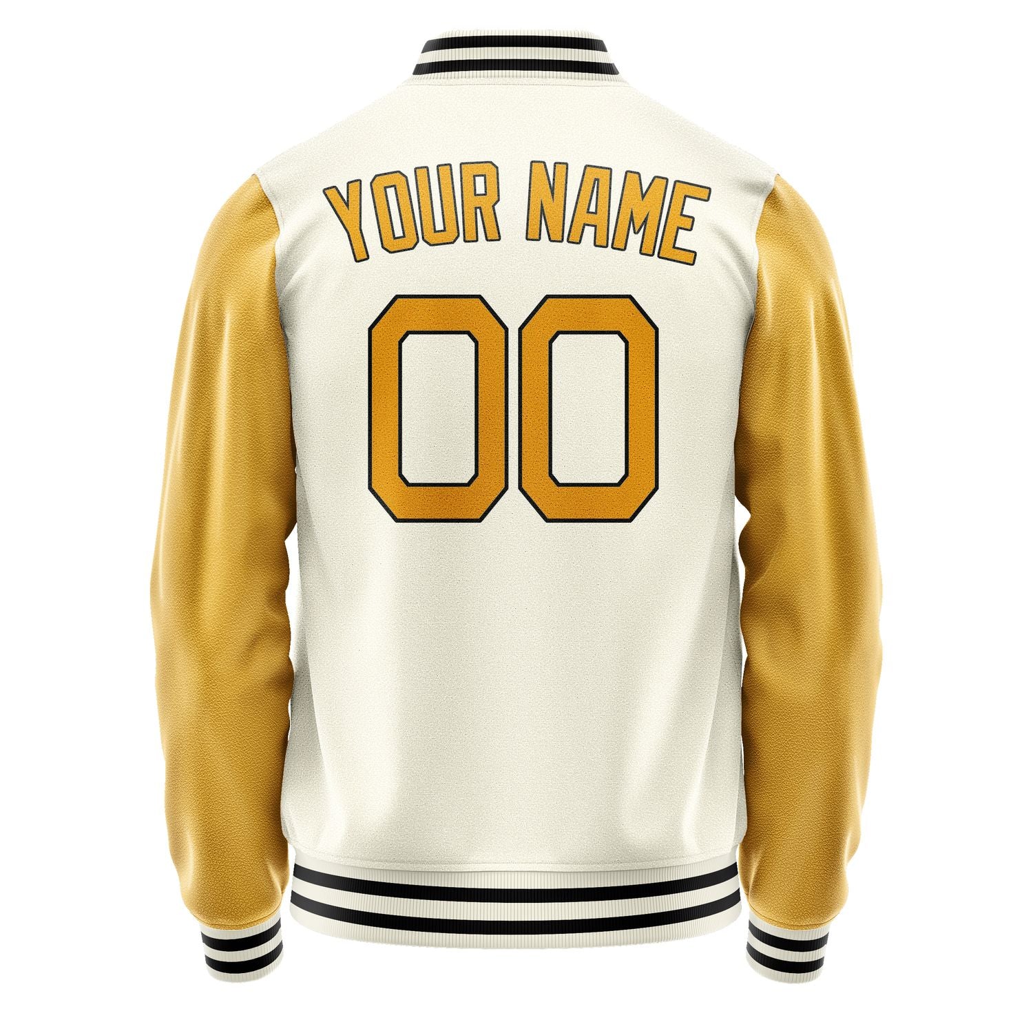 Custom Cream Yellow Jacket JA0303190317B21719