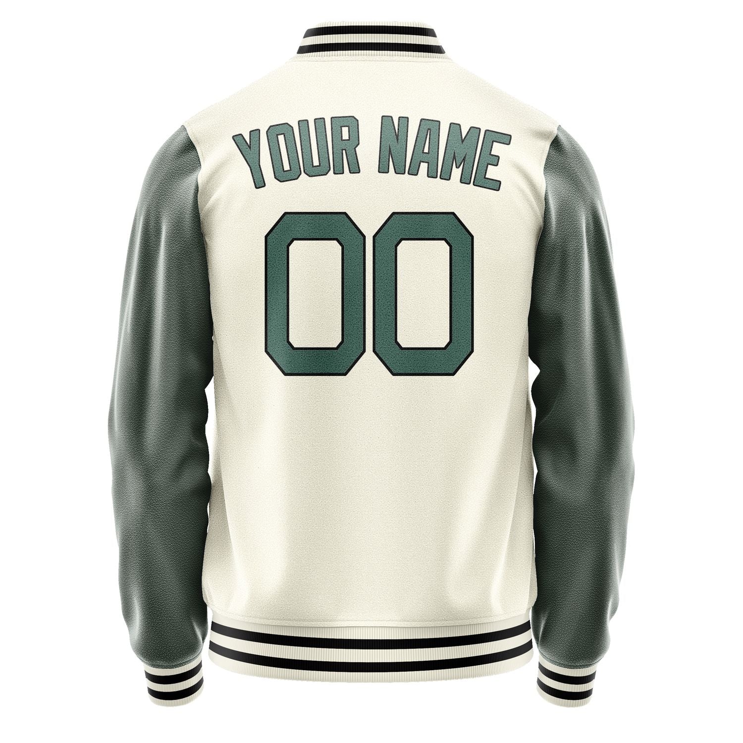 Custom Cream Blue Green Jacket JA0303270317B21727