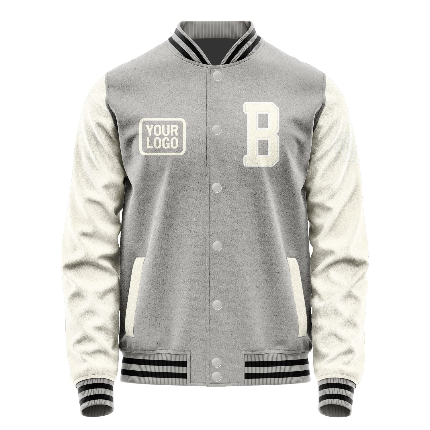 Custom Gray Cream Jacket JA040403041718030318