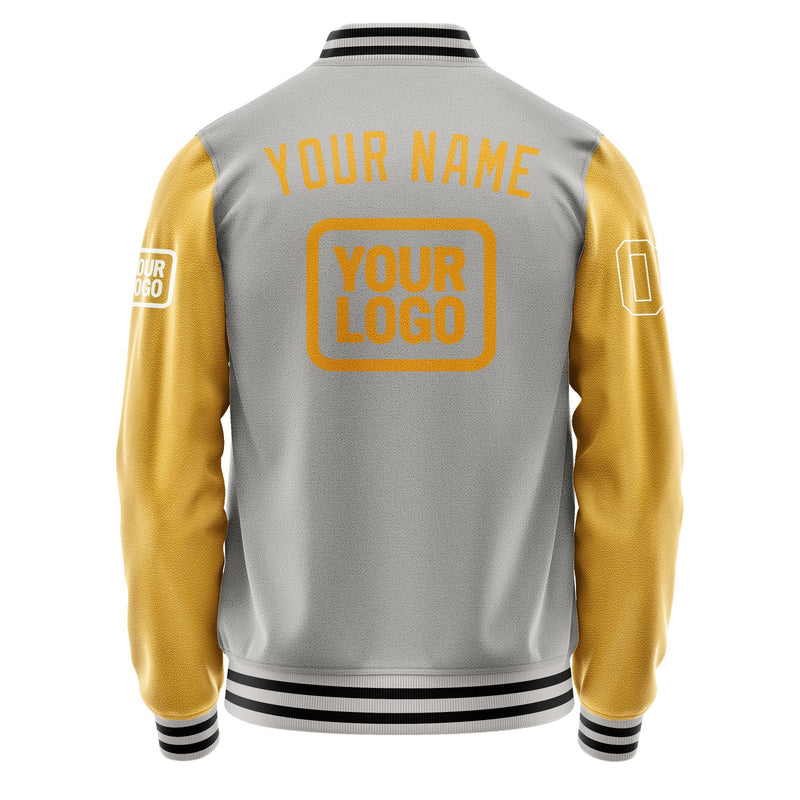 Custom Gray Yellow Jacket JA040419041718191918