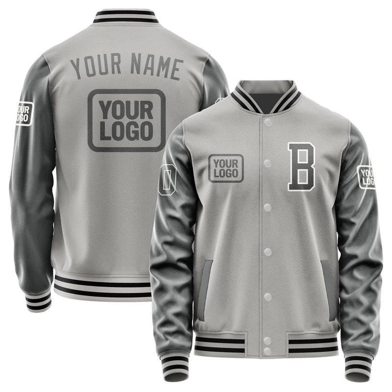 Custom Gray Dark Grey Jacket JA040420041718202018