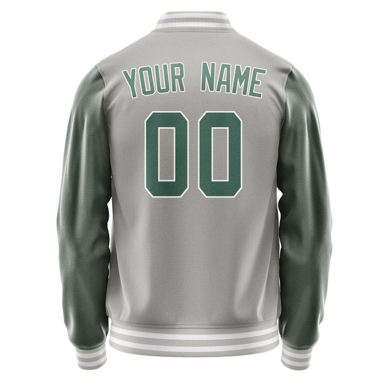 Custom Gray Blue Green Jacket JA0404270418B31827