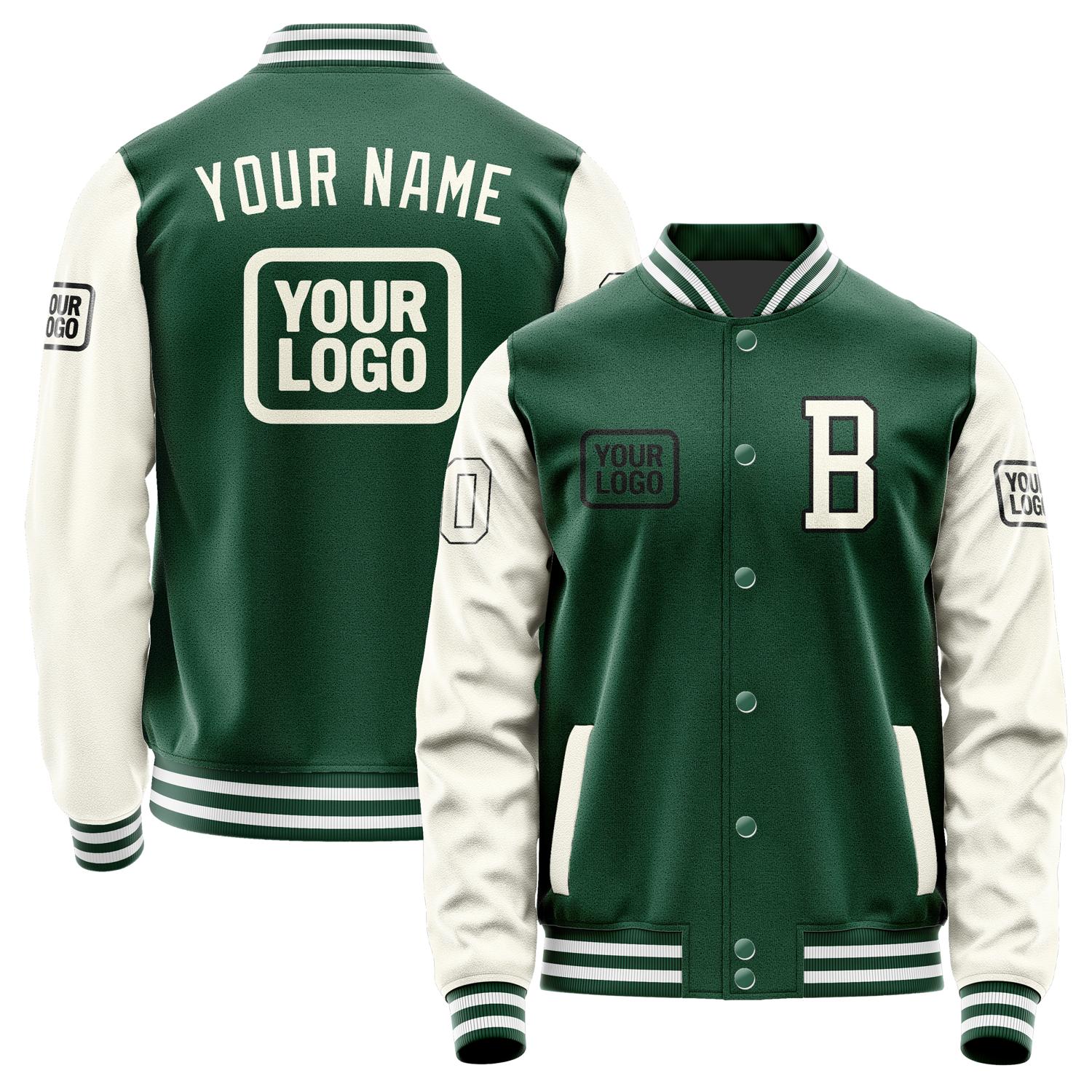 Custom Green Cream Jacket JA050503051817030317
