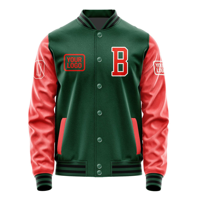 Custom Green Orange Red Jacket JA050512051718121218