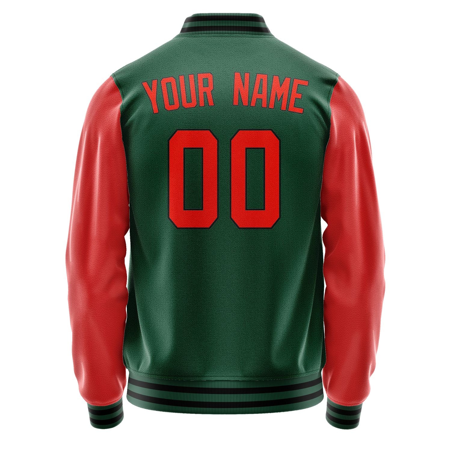 Custom Green Orange Red Jacket JA0505120517B31712