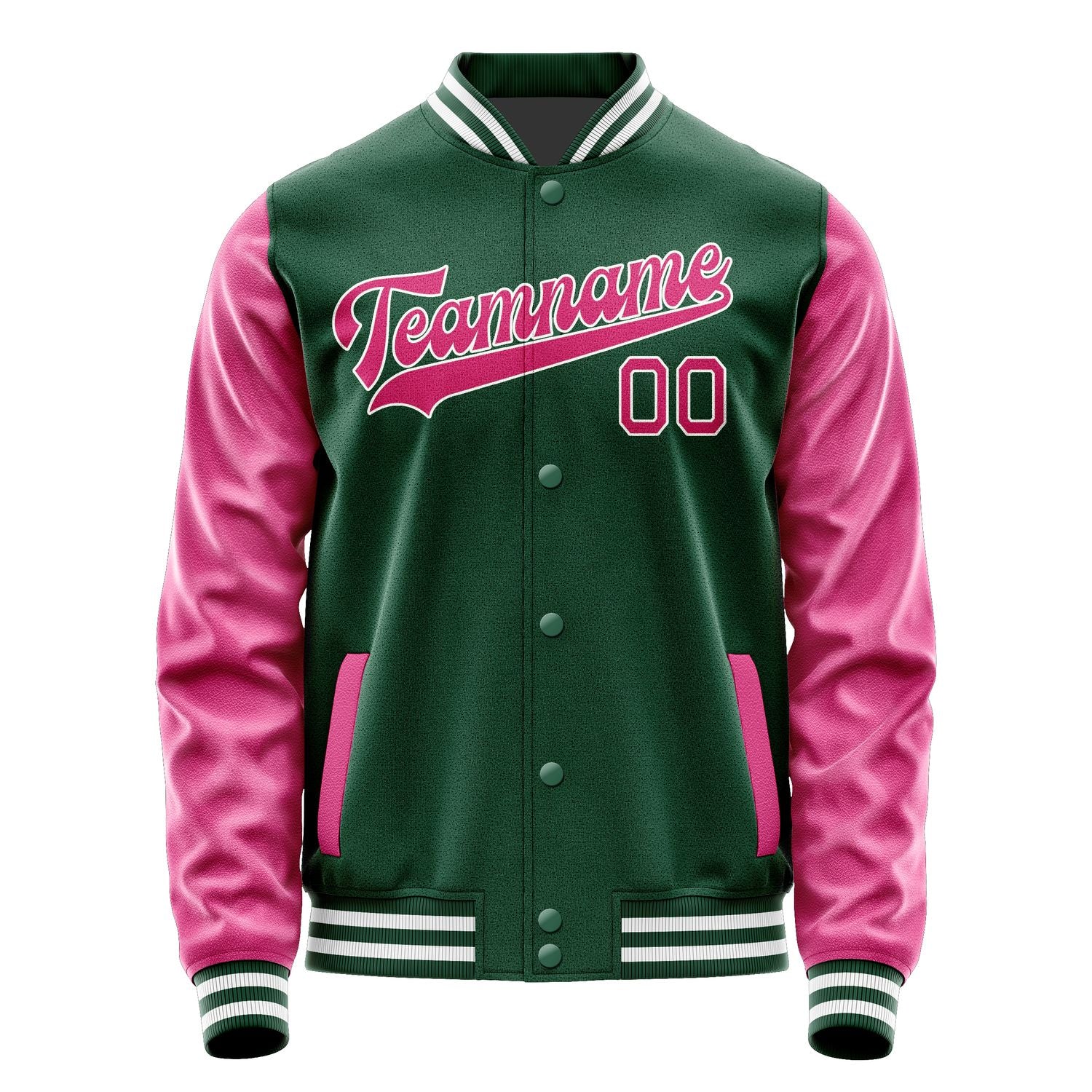 Custom Green Pink Jacket JA0505130518B31813