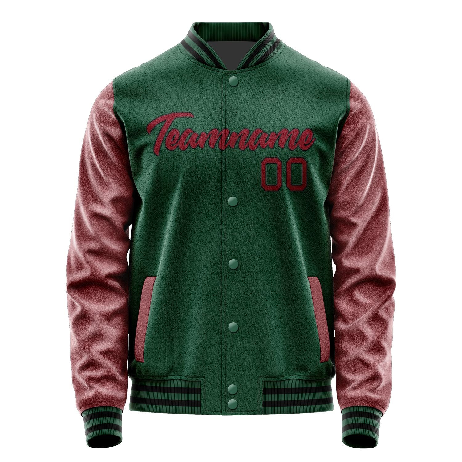 Custom Green Crimson Red Jacket JA0505150517B21715