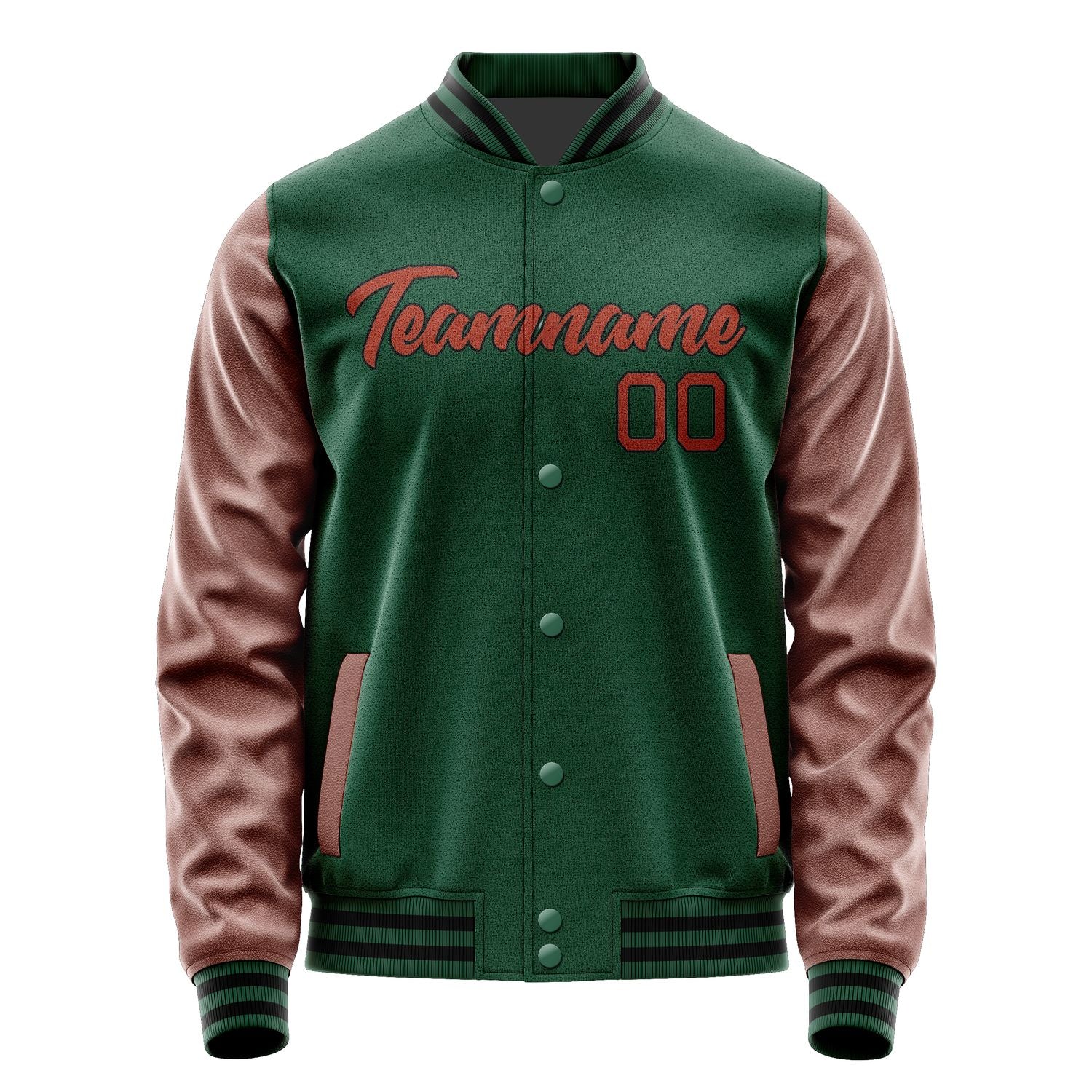 Custom Green Coral Red Jacket JA0505160517B21716