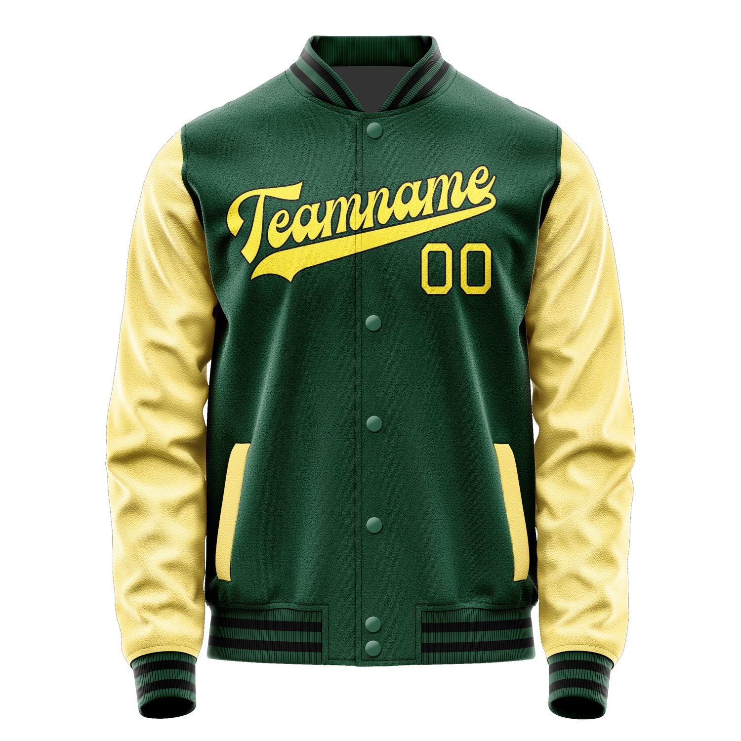 Custom Green Light Yellow Jacket JA0505260517B31726