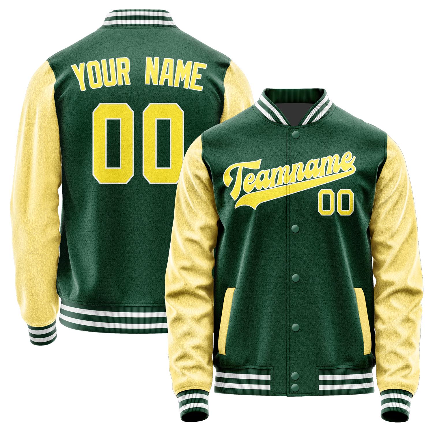 Custom Green Light Yellow Jacket JA0505260518B31826